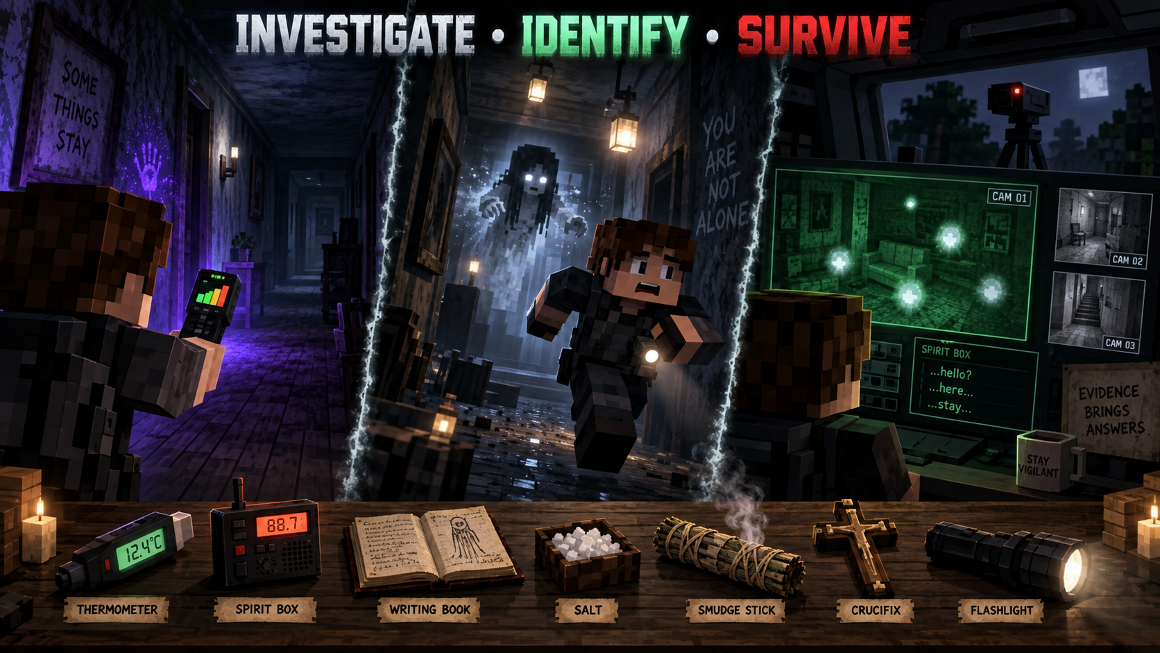 PhasmoPhobia Full GameMode Minecraft (With Official Plugin)